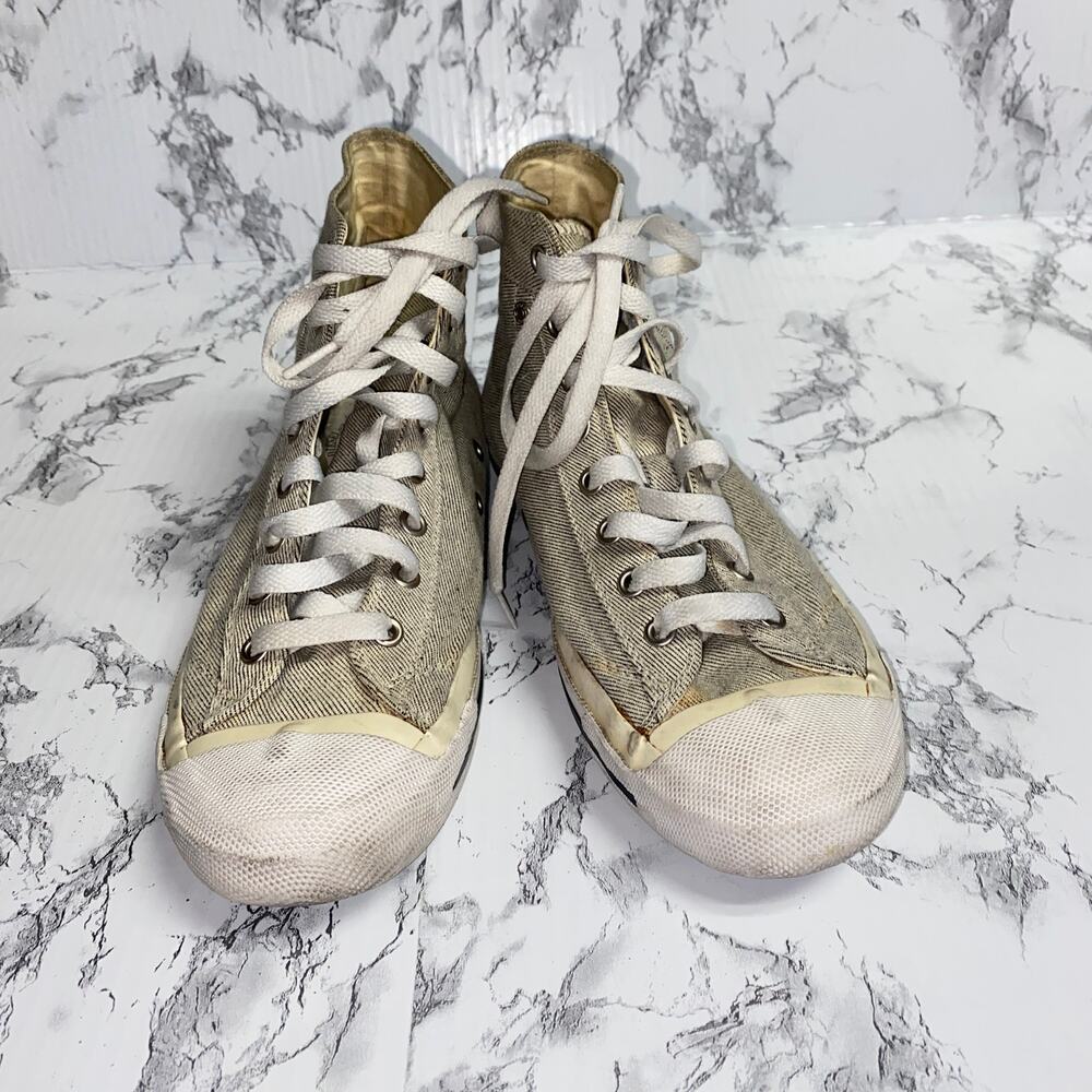 Diesel Beige Magnete Exposure IV High Top Lace-Up Sneakers Women's Size 9.5